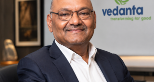 Corporate portrait of billionaire businessman Anil Agarwal, Chairman of Vedanta Resources
